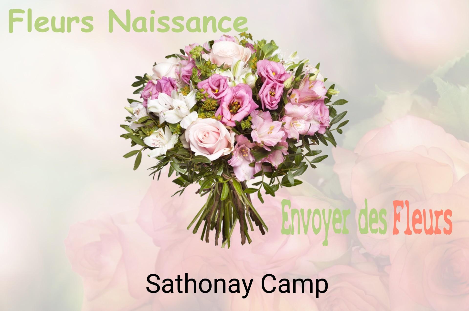 Bouquet de fleurs de naissance livré à Sathonay-Camp